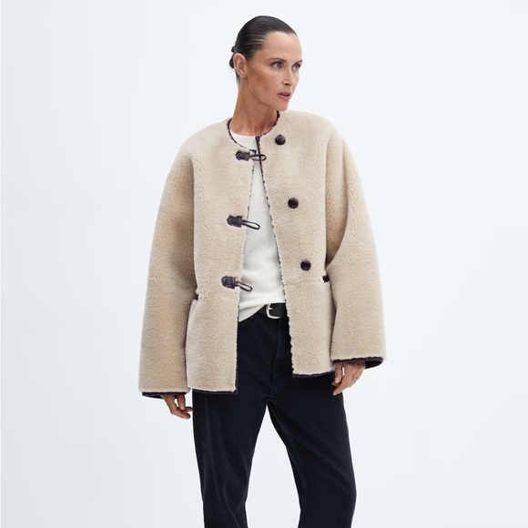 Mango Tan Teddy Jacket - Picture 5 of 11